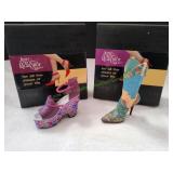 (2) Just the Right Shoes by Raine w/ COAs