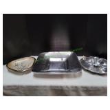 (3) Silver-Plated Serving Platters