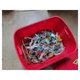 Tote of Christmas Lights