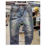 Rock & Roll Cowboy Denim Jeans, Sz 36x30