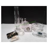 Waterford Crystal Desk Clock, Bud Vase & More