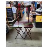 (3) TV Tray Collapsible Tables