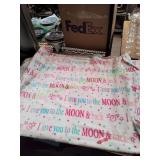 I Love You to the Moon & Back Throw Blanket