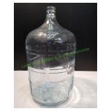 Vtg 19" Crisa 5-Gallon Clear Glass Bottle