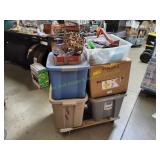 (6) Totes/Boxes of Household Items