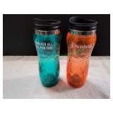 (2) Carnival Cruise Line Insulated Tumblers