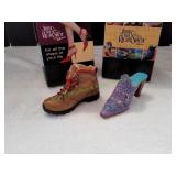 (2) Just the Right Shoes by Raine w/ COAs