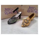 (2) Just the Right Shoes by Raine w/ COAs