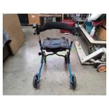 Oasis Space Four Wheel Rollator Walker