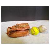 Wilson Baseball Glove w/ (2) Balls