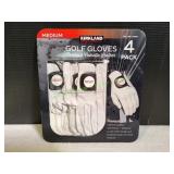Kirkland Signature Golf Gloves, Sz Md, 4pk