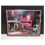 Hot Nights & Chopped Hogs Metal Sign