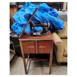 Vtg Brunswick Sewing Machine