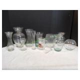 Vtg Floral Vases & Bud Vases