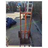 Orange Hand Truck
