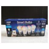 Feit Electric LED Smart Bulbs 60w,  4pk