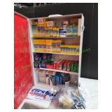 Rapid Care First Aid Cabinet w/ Medical Supplies