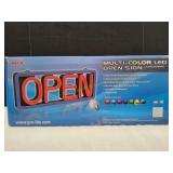 Pro-Lite Multi-Color LED Open Sign
