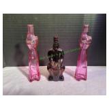 (3) Decorative Bottles