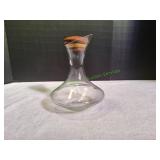 West Elm Wine Decanter w/ Wood Stopper