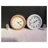 (2) Wall Clocks & (2) Night Lights