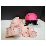 Adult Roller Skating Pads & Helmet