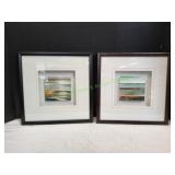 (2) Framed Wall Art