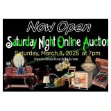CHECK OUT OUR SATURDAY NIGHT ONLINE AUCTION