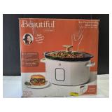 Beautiful 6qt Programmable Slow Cooker, White