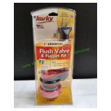 Korky 2" Universal Flush Valve & Flapper Kit
