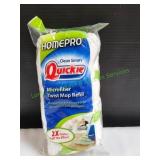 Homepro Clean Smart Quickie Microfiber Mop Refill