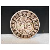 Pottery Mayan Aztec Calendar