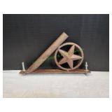 Rustic Flagpole Holder