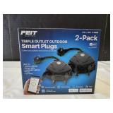 Feit Triple Outlet Outdoor Smart Plugs, 2pk