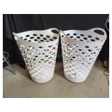 (2) Flexible Laundry Hampers