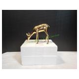 Gold-Tone Decorative Reindeer