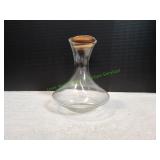 West Elm Wine Decanter w/ Wood Stopper