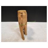 Wooden Handcarved Elephant Figurine