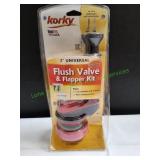 Korky 2" Universal Flush Valve & Flapper Kit