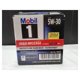 Mobil 1 5W-30 High Mileage Oil, 5ct