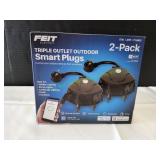 Feit Triple Outlet Outdoor Smart Plugs, 2pk