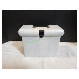 File Box w/ Top Art Wall Mount & File Folders