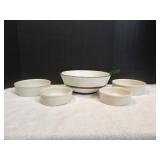 (4) Hall Serving Bowls & More