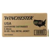 Case Winchester 5.56x45mm NATO 55gr FMJ, 1000ct