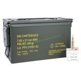 PPU Rangemaster 7.62x51mmNATO 145gr FMJ, 500ct