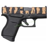 Glock G43 9mm Pistol, Copper Tiger Stripe