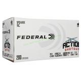 Federal Action Shotgun 12ga 2.75" Shells, 200ct