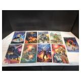 (9) Star Wars Topps Master Visions Trading Cards