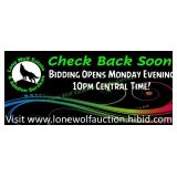 Auction Set to Open Monday at 10pm