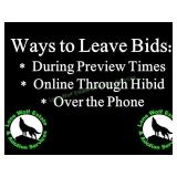 WAYS TO LEAVE BIDS